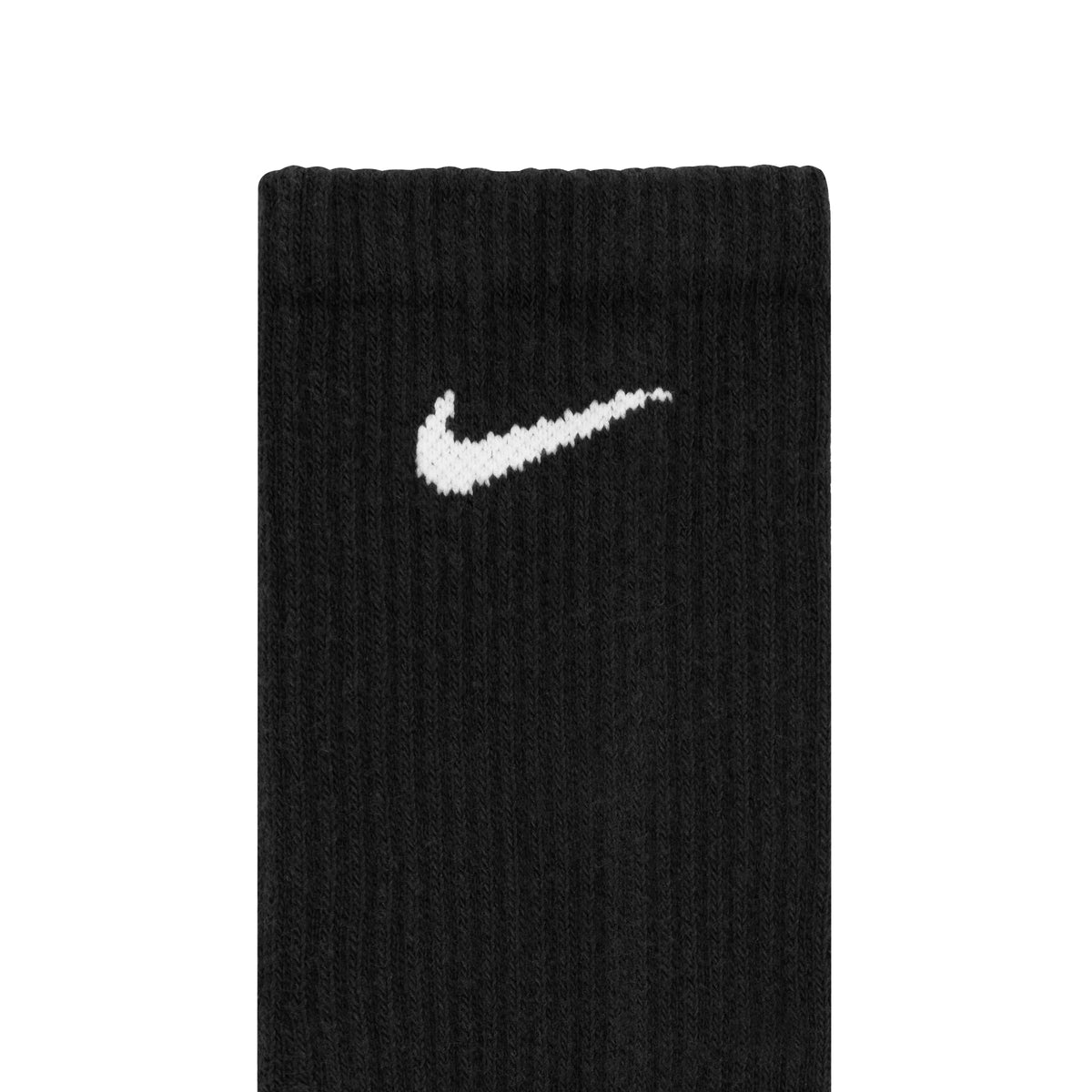 Meias Nike Dri-Fit Cano Alto Acolchoadas (6 Pares) - Preto