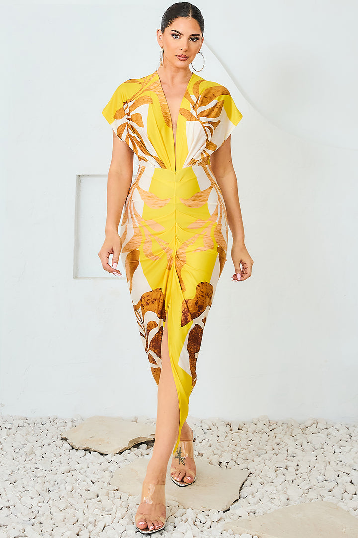 Vestido Amarelo Bloom