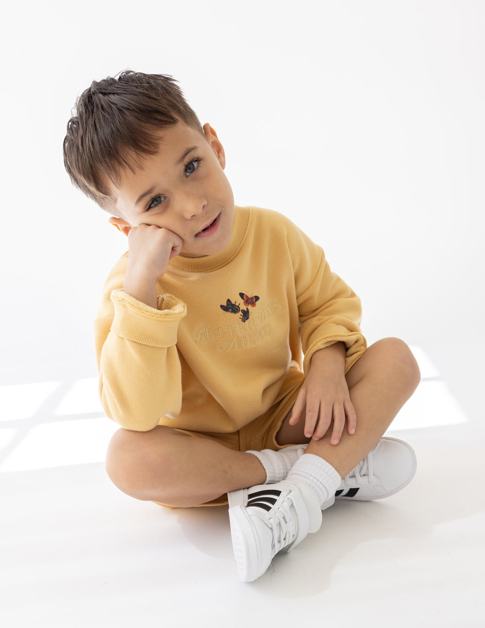 Moletom Infantil Borboleta Dias Melhores