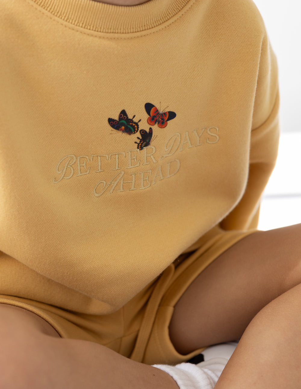Moletom Infantil Borboleta Dias Melhores