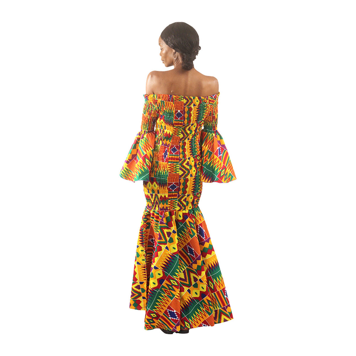 Vestido African Kente "Feito em Gana"