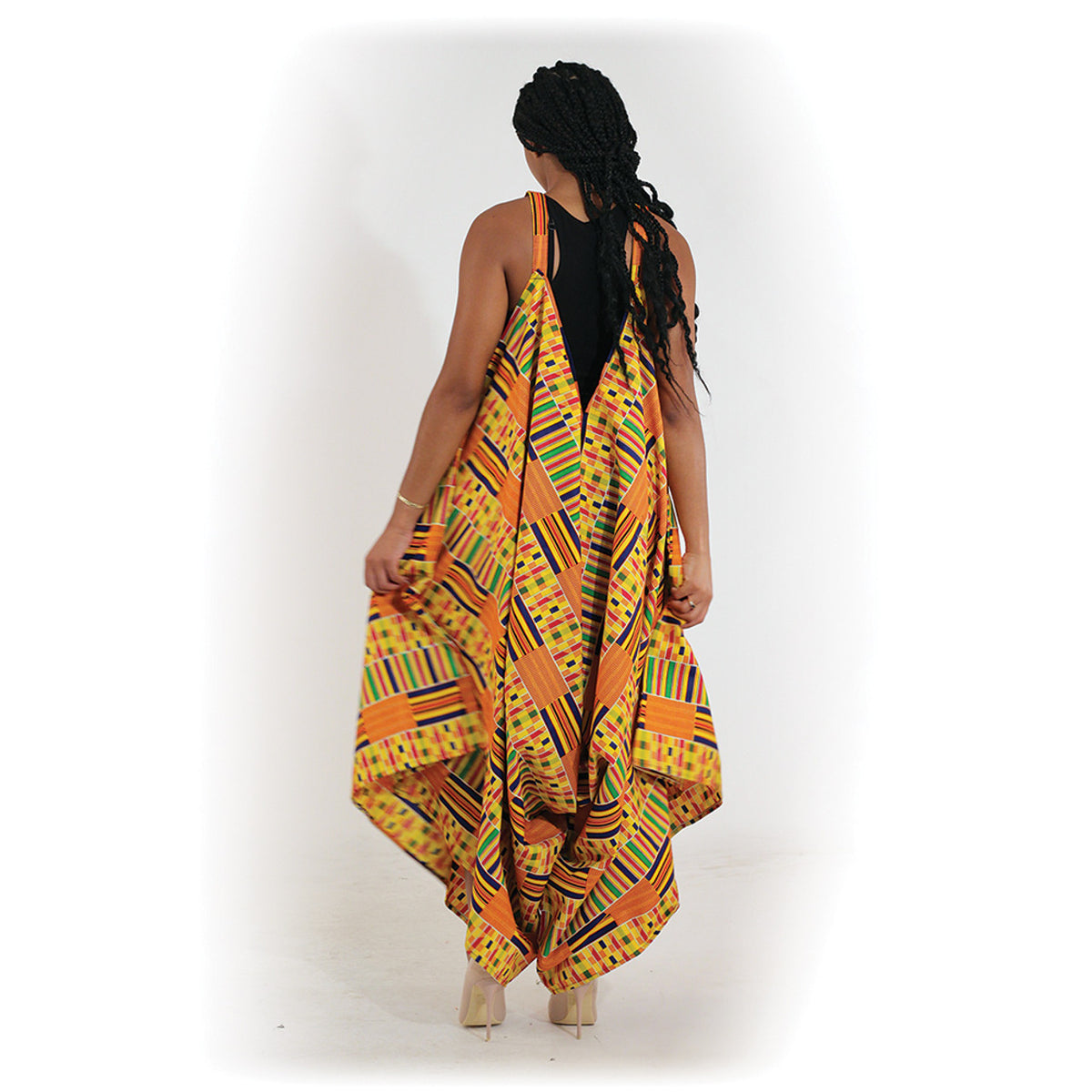 Macacão Kente Palazzo