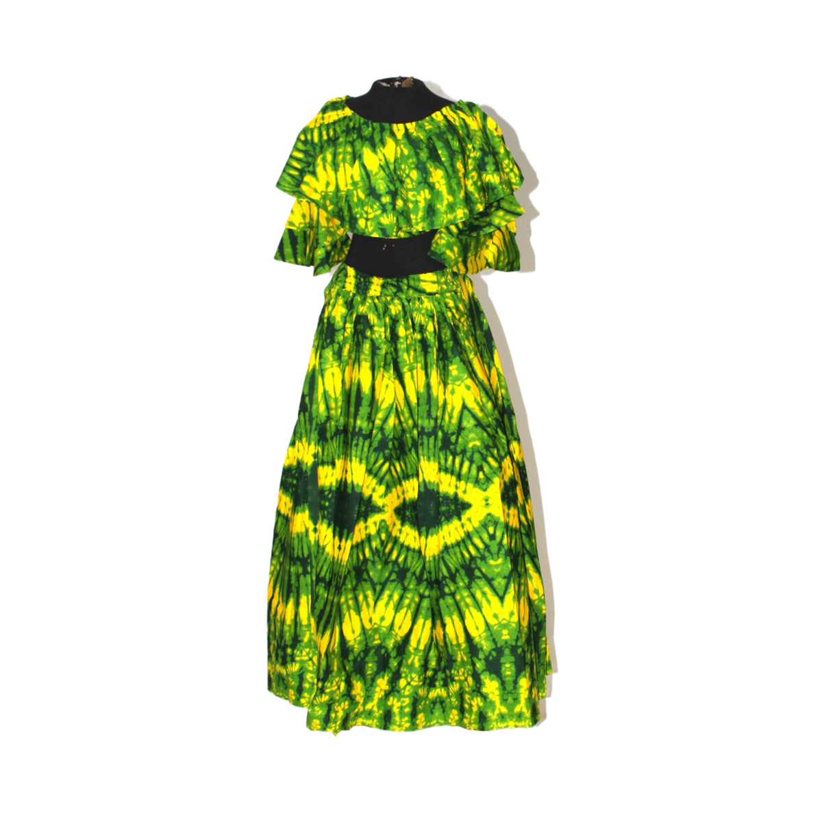 Ankara Print Crop-top & Split Skirt Set- 2 Colors