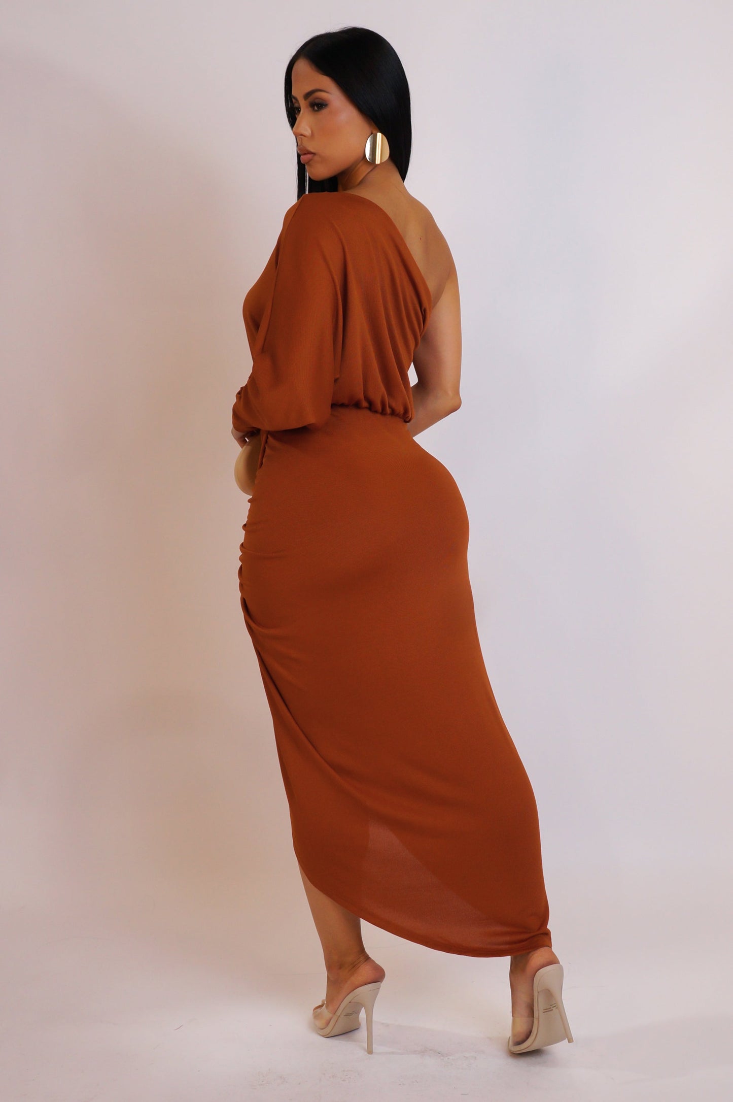 Wrap Dress- Brown