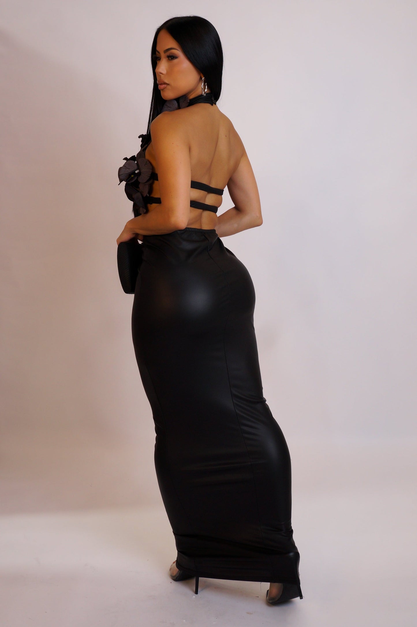 Black Widow Skirt Set