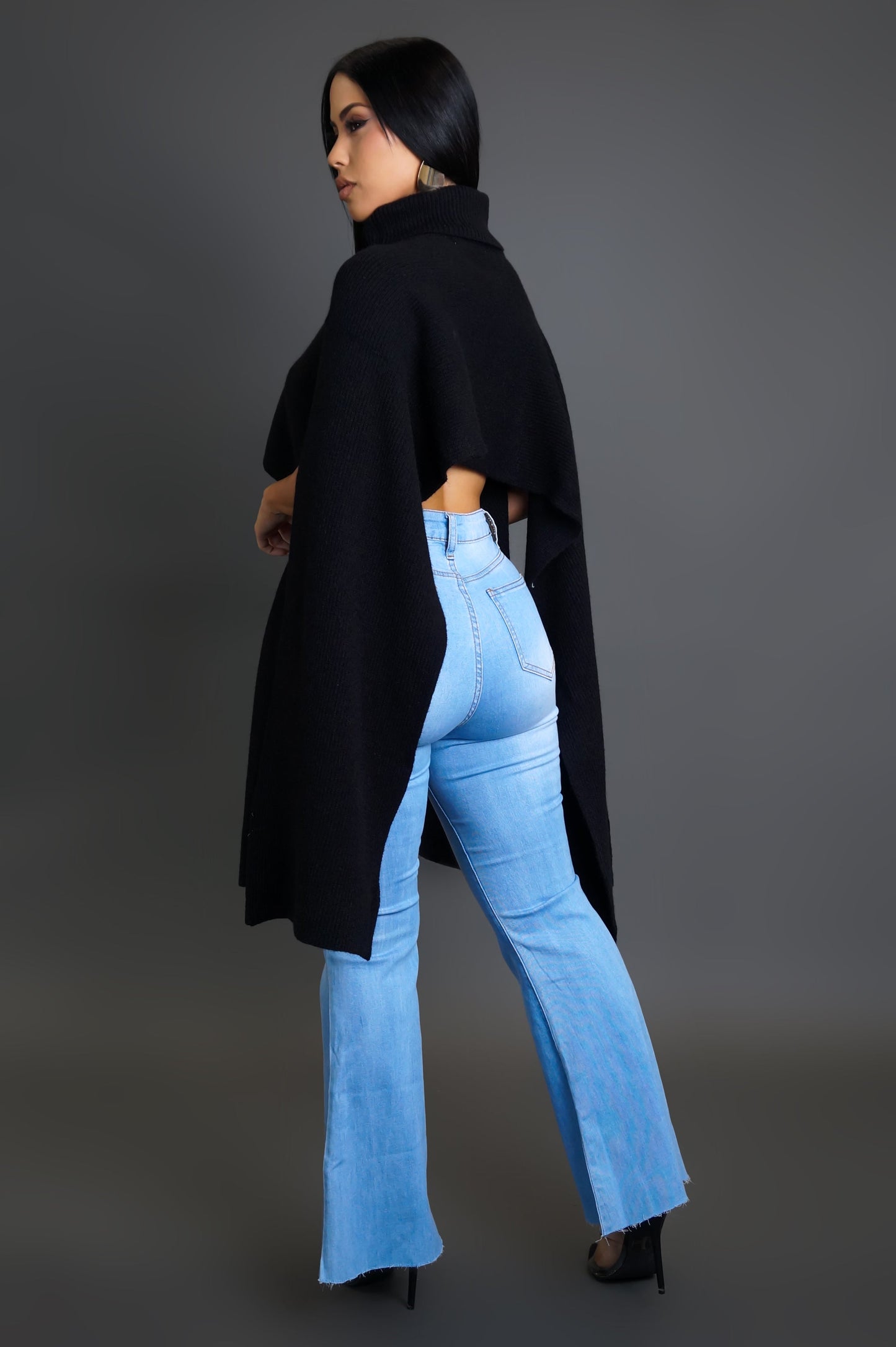 Dangerously in Love High Low Cropped Top/Poncho