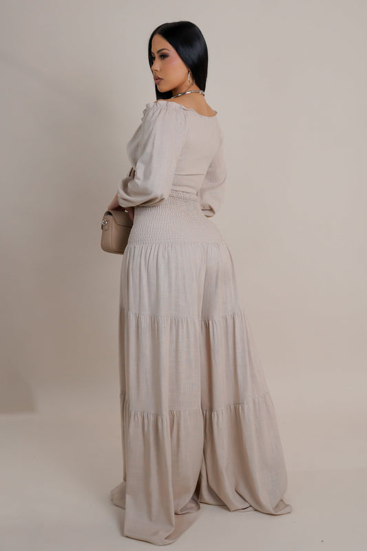 Passion Pants Set- Taupe