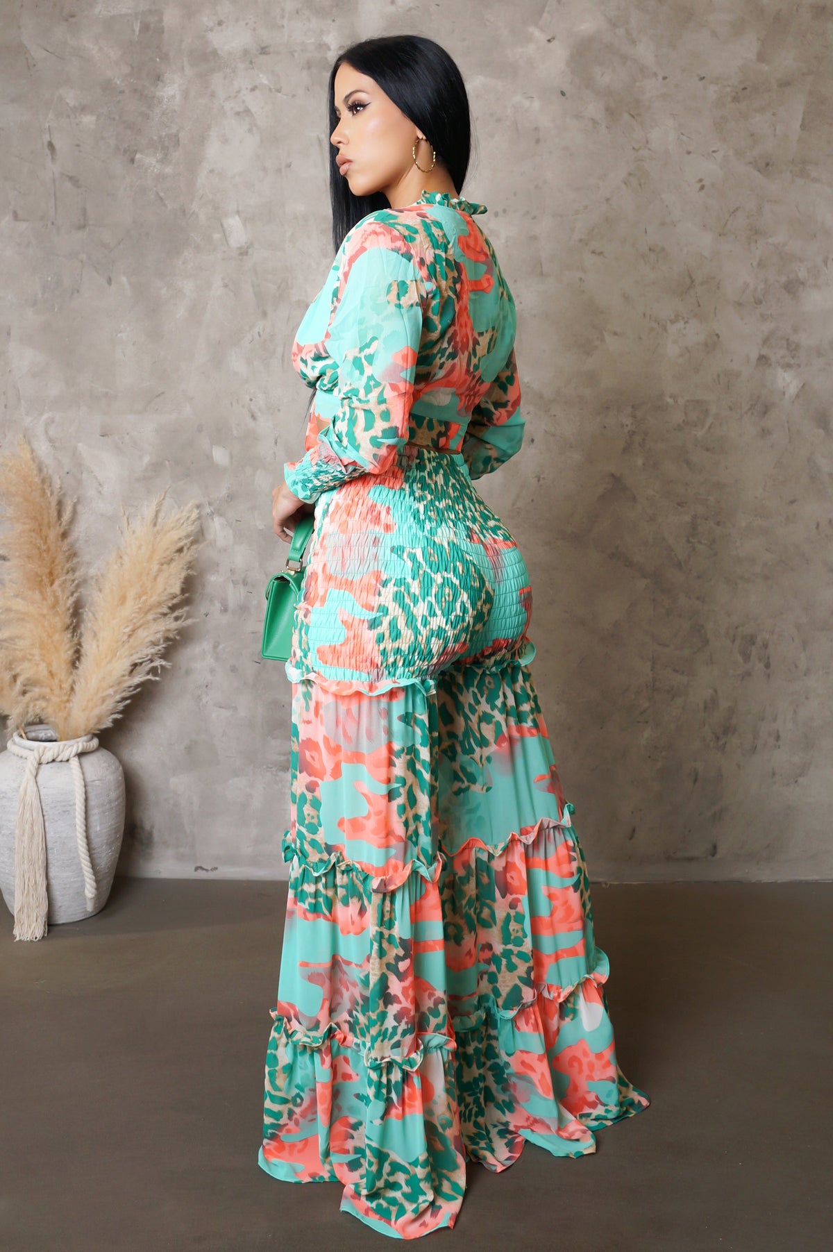Ruffled Up Vacation Pants Set