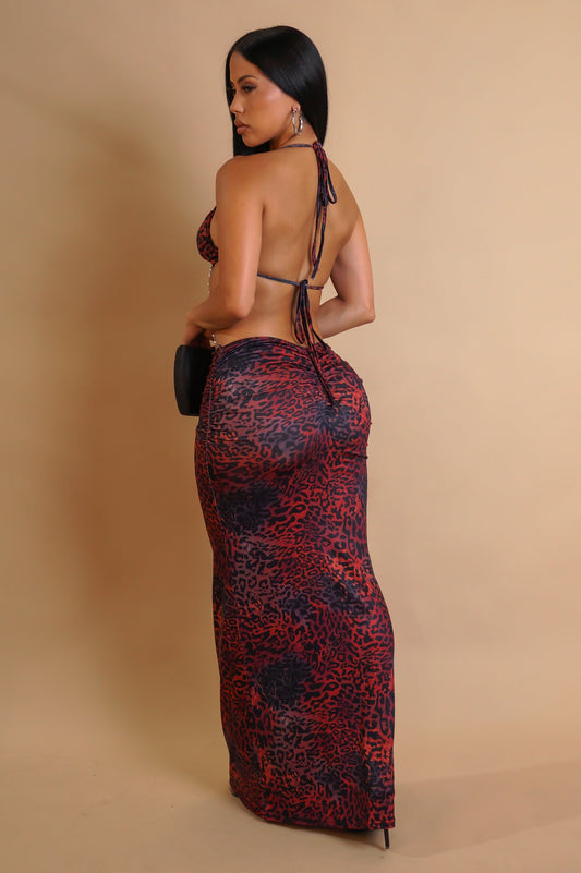 Caterina Pearl Draped Dress