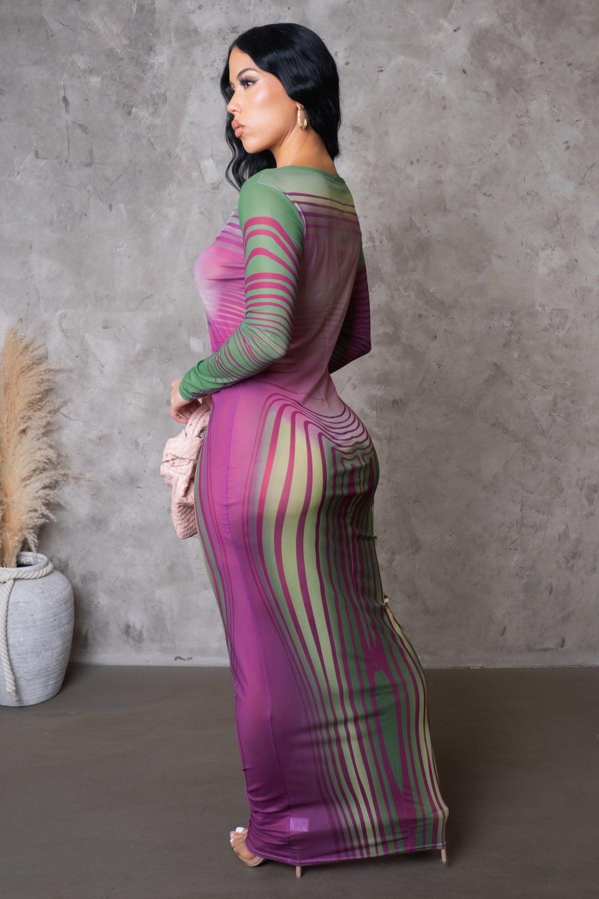 Vestido longo "Body Morph"