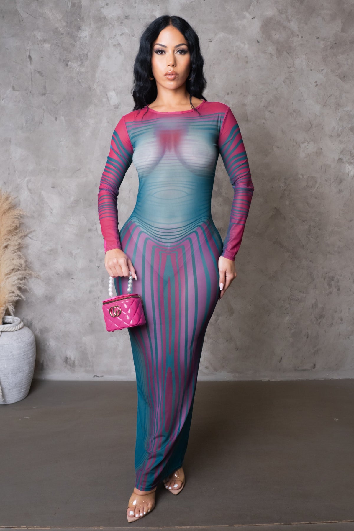 Vestido longo "Body Morph"