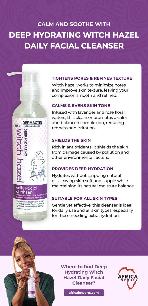 Dermactin: Deep Hydrating Witch Hazel Daily Facial Cleanser