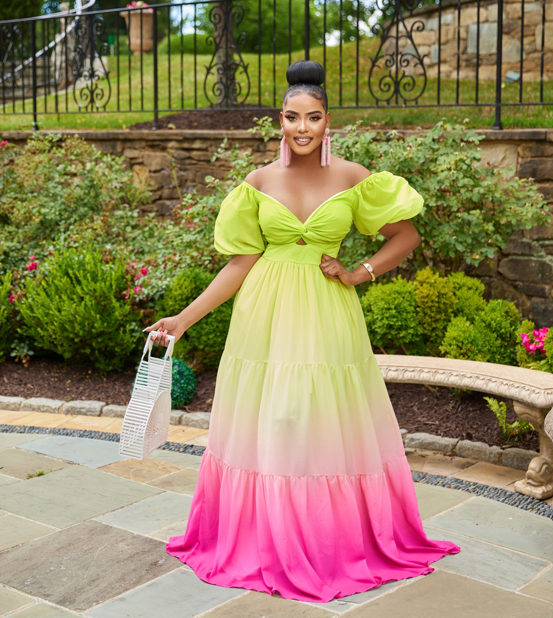 green emerald velvet dress Sheath-Column Floor Length Ombre Chiffon Bridesmaid Dress COCOMELODY COZF17011, Ocean Blue
