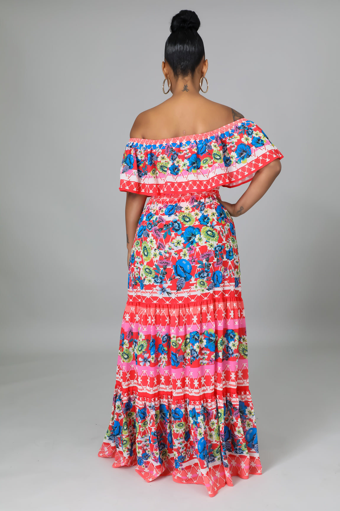 Fiesta Off Shoulder Maxi Dress