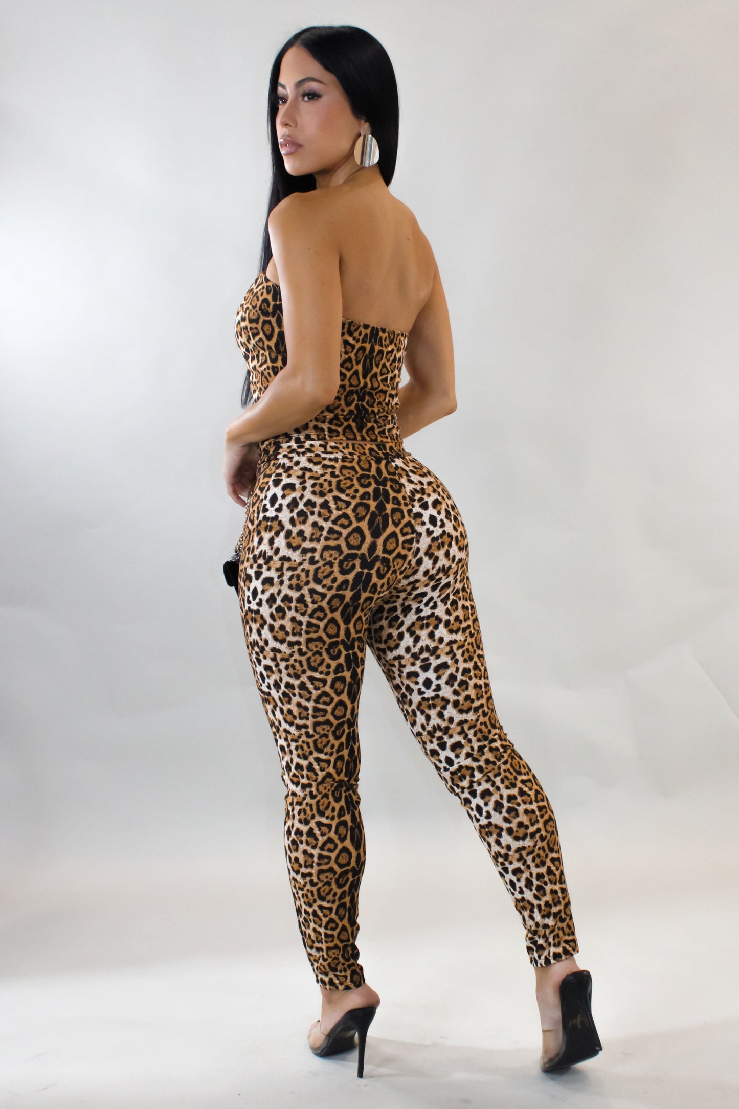 Animal Print Pants Set