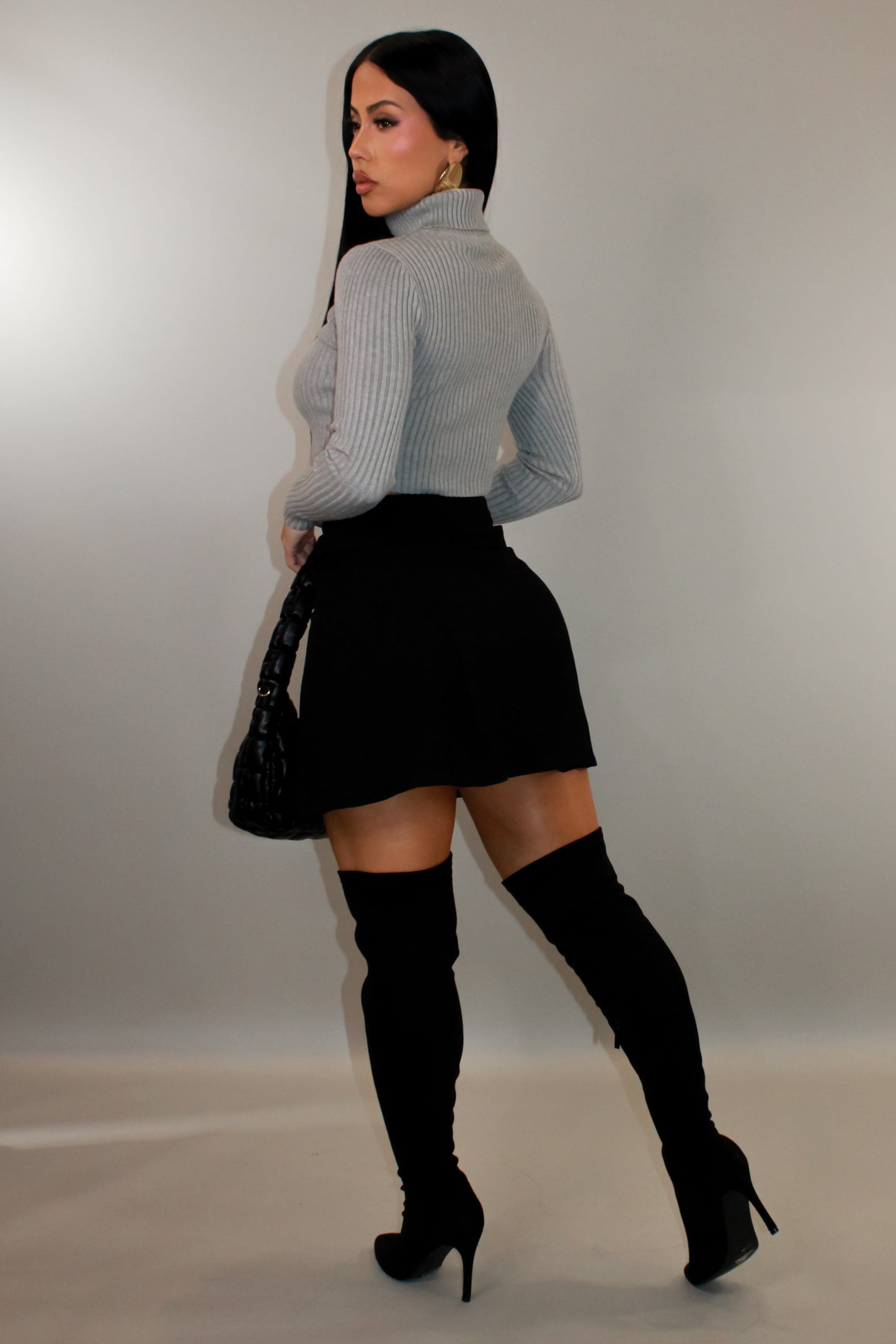 "Clueless" Mini Skirt- Black