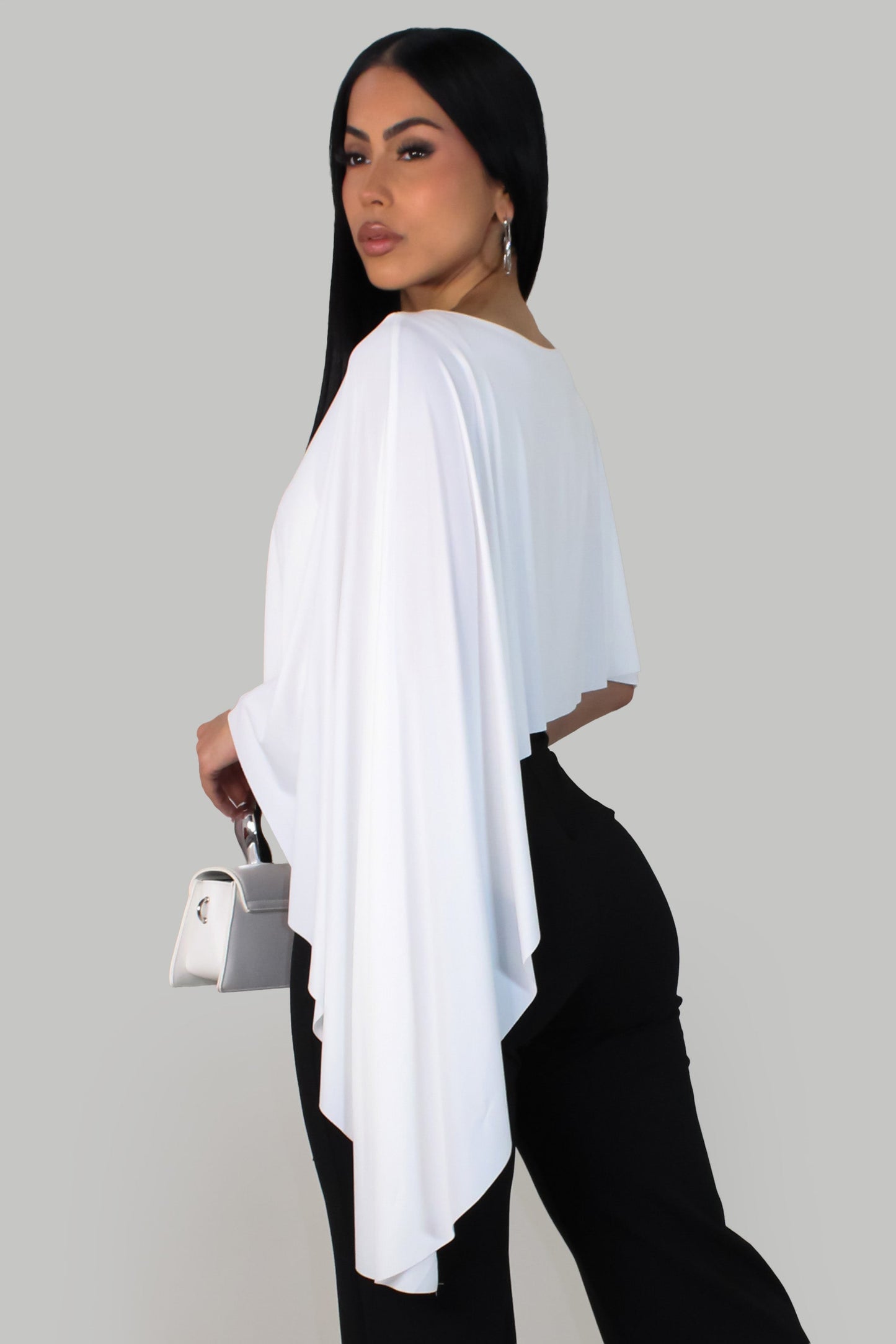 Draped Bodysuit Top- 3 Colors