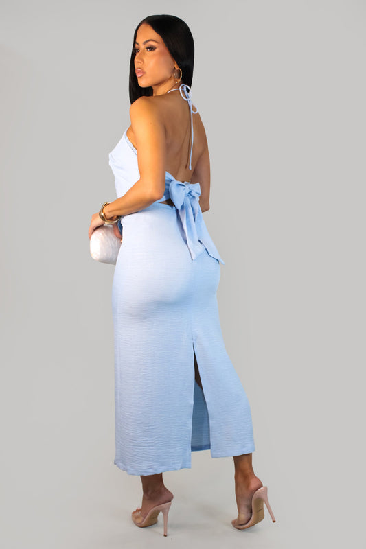 Graceful Muse Dress- Blue