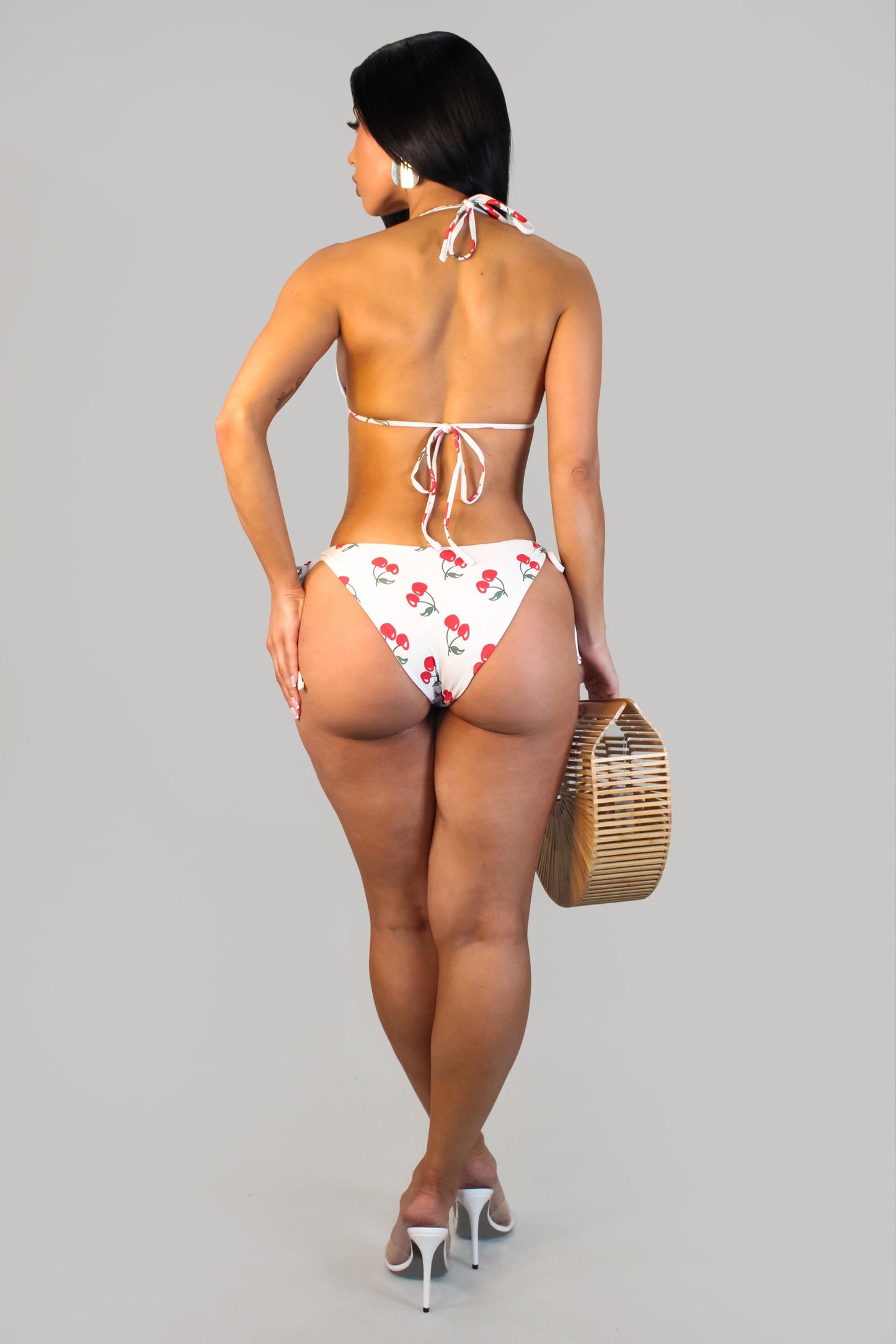 Cherry Print Bikini Set