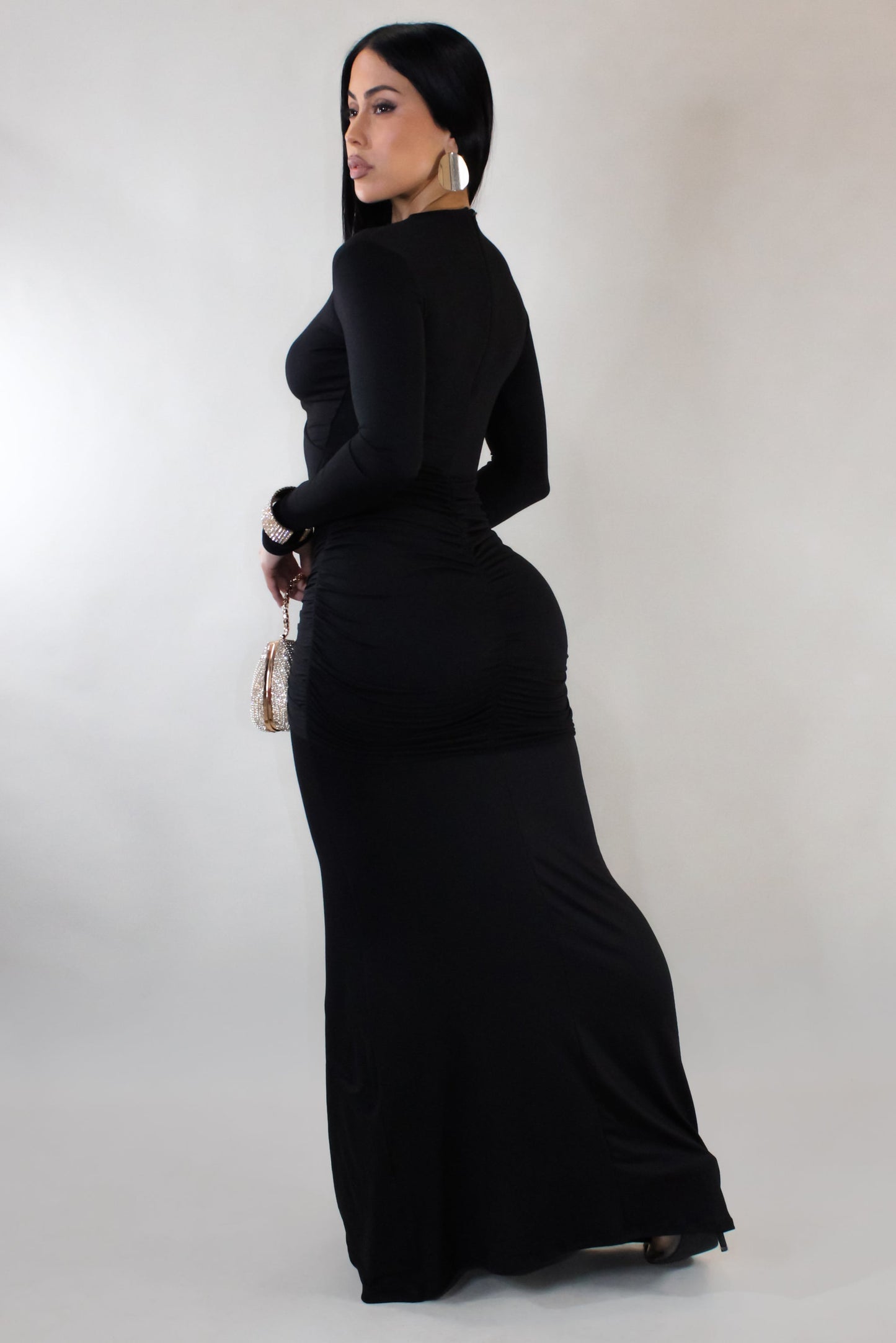 Since I've Met You Maxi Dress- Black