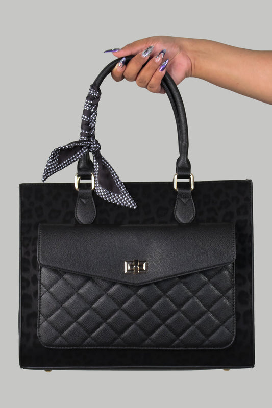 3-Piece Clarisa Bag Set- Black