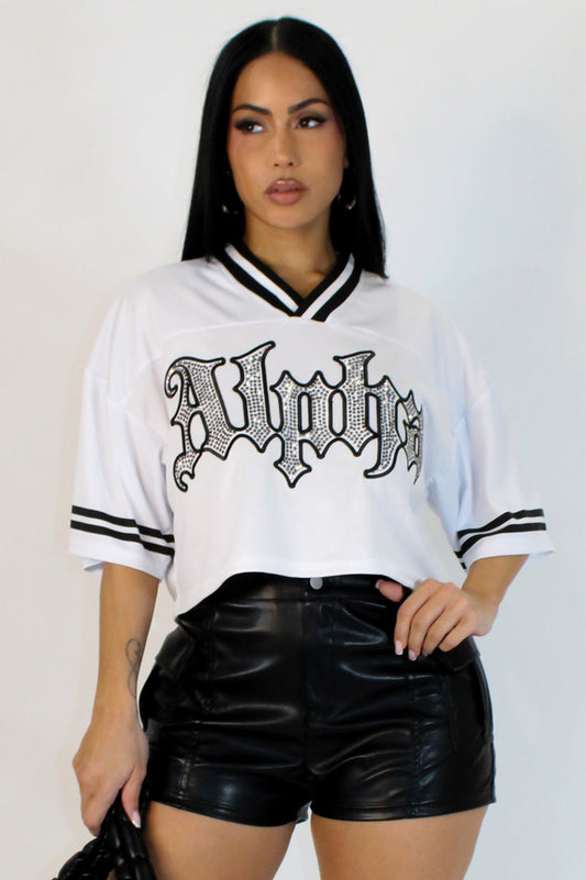 ALPHA X Top- White