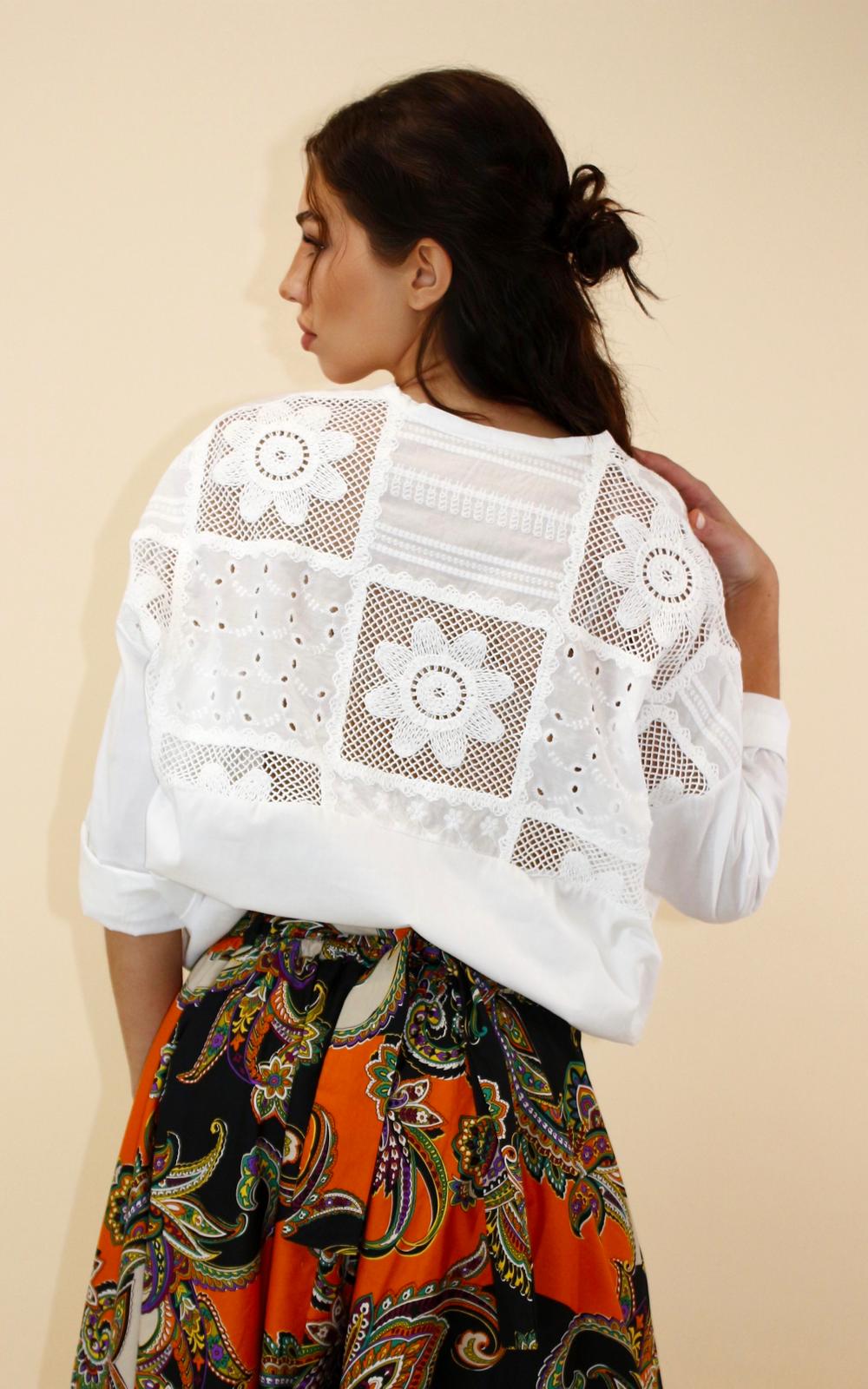 "Oh Sunshine" Embroidered Blouse