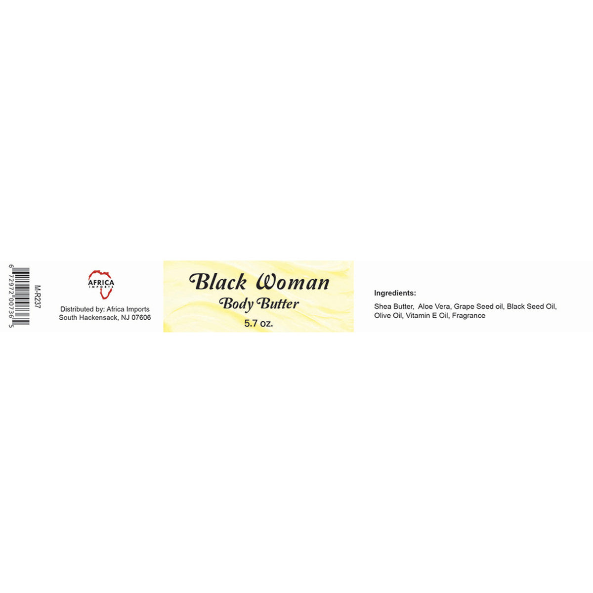 "Black Woman" Fragranced Body Butter & 1oz Fragrance Oil Set