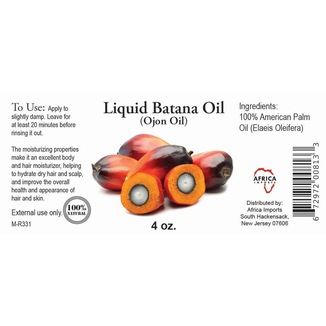 Liquid Batana Oil (Ojon Oil) – 4 oz