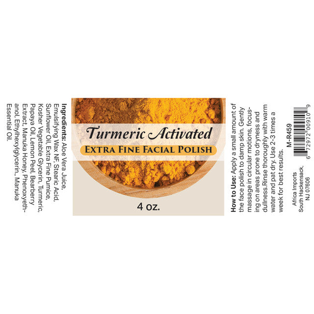 Turmeric Activated Extra Fine Face Polish - 4 oz.