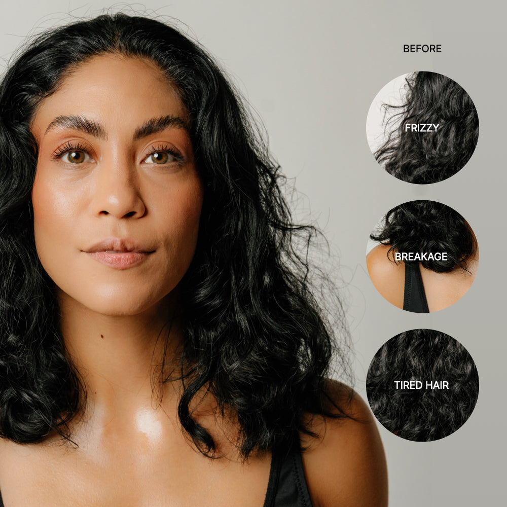 Touca de Cabelo de Seda Orgânica Preta Ônix