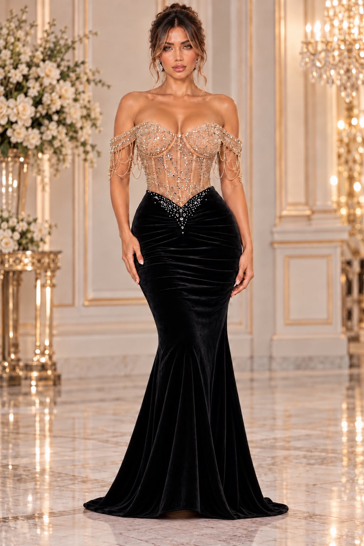 I Own The Room Gala Maxi Dress- Black
