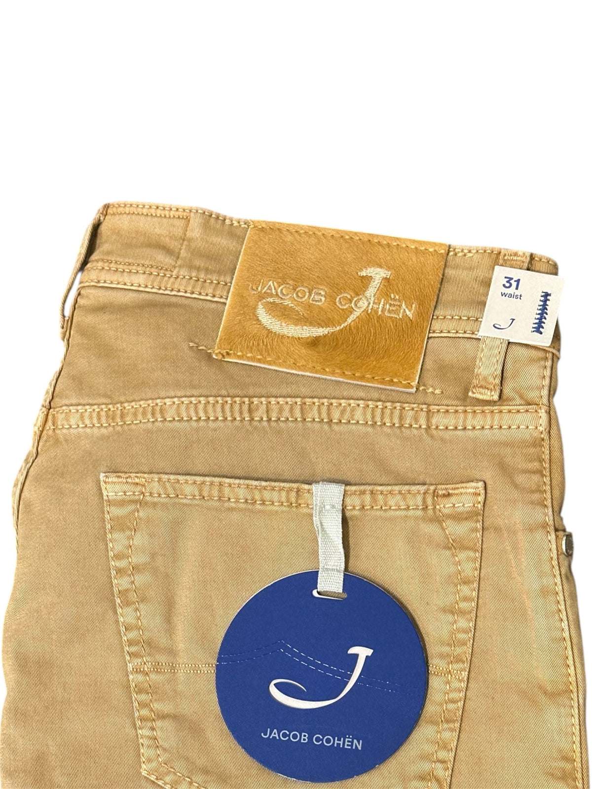 Calças Jacob Cohen Style 625 Classic de Algodão com Bolsos