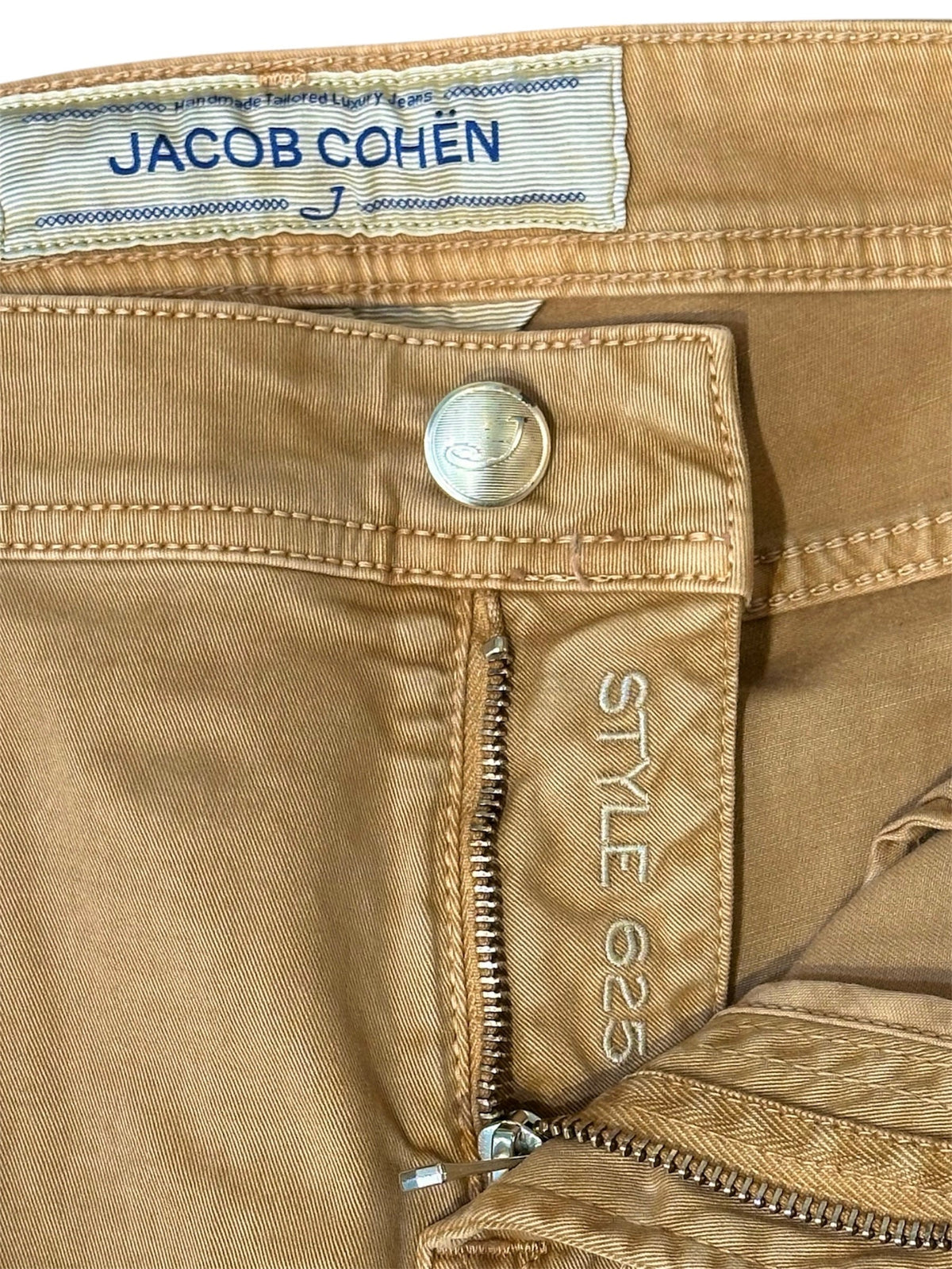 Calças Jacob Cohen Style 625 Classic de Algodão com Bolsos