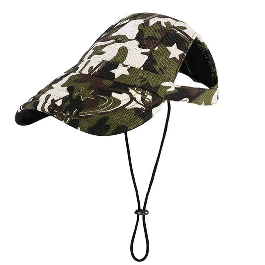 Dog Hat Dog Sun Hat Dog Baseball Cap Dogs Trucker Hat Pet Hats for Small Medium Large Dogs with Ear Holes Adjustable Drawstring