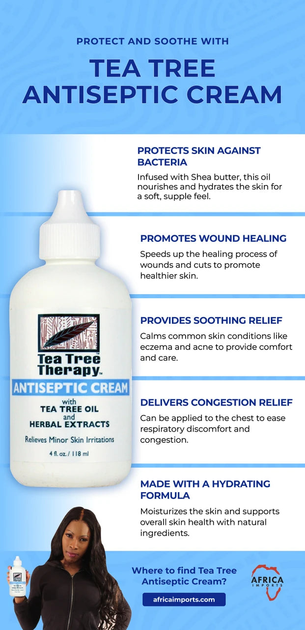 Tea Tree Antiseptic Cream - 4 oz