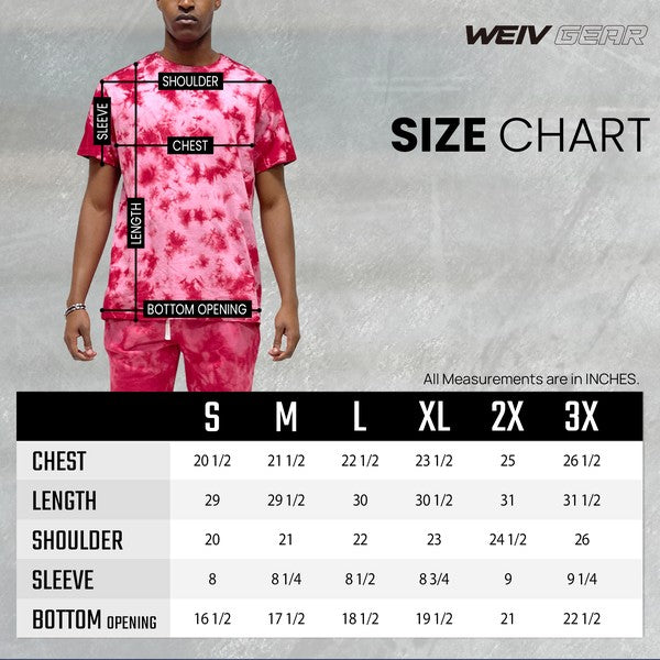 Men's Tie Dye Cotton T-Shirt-6 Colors