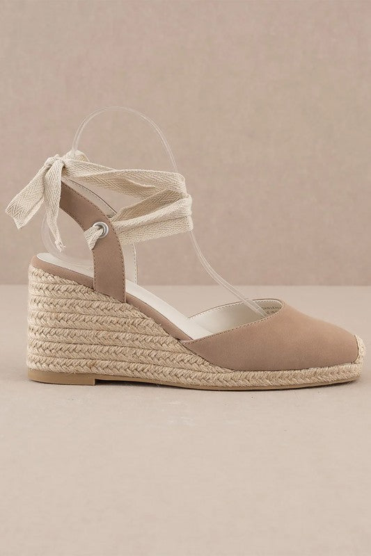 D-ALONDRA-ESPADRILLE, LACE UP, WEDGE-2 COLORS