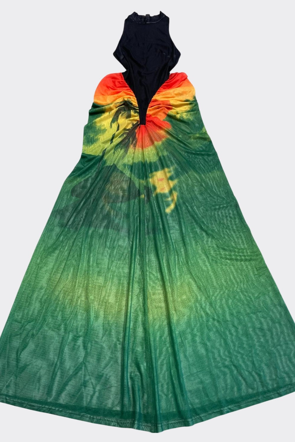Rasta Reggae Vibe Only for a Moment Maxi Dress