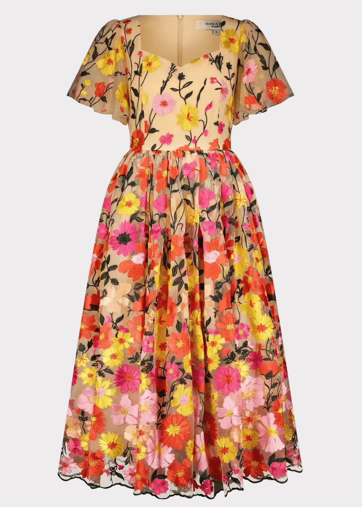 Vestido Jardim Inglês