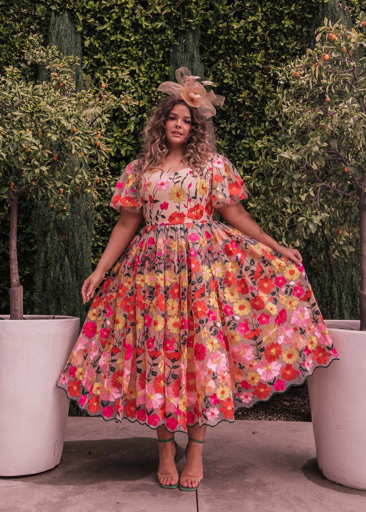 Vestido Jardim Inglês