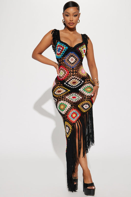 Crochet Fringe Dress