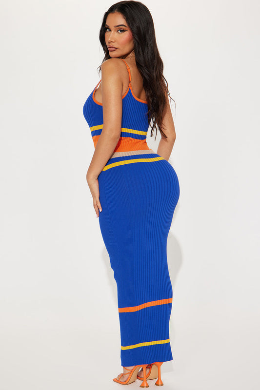 Blue Rush Maxi Dress