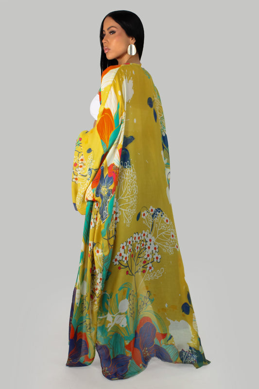 Keep it Light Cardigan- Yellow/Multi