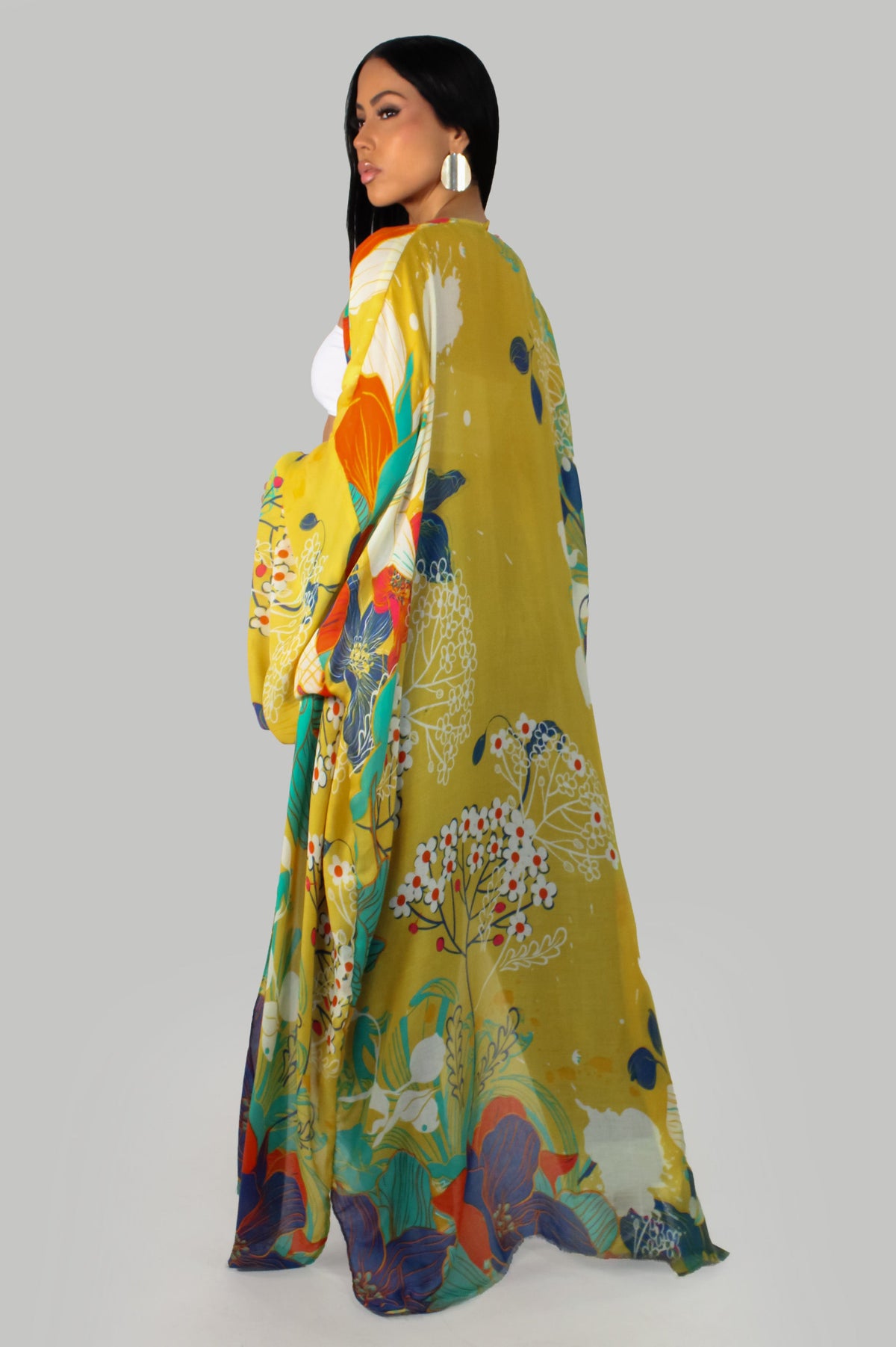 Cardigã Keep it Light - Amarelo/Multicor