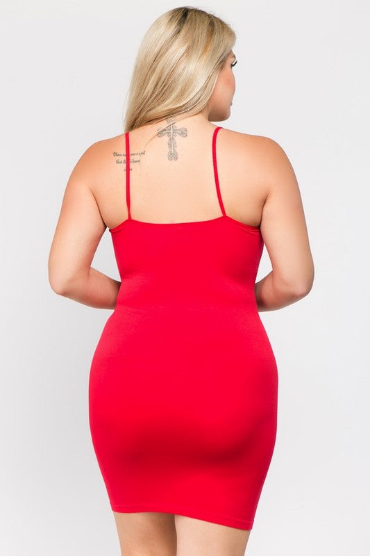 Blusa/Vestido Regata Longo Plus Size Liso Sem Costura (9 CORES)