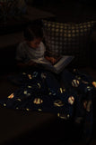 Glow in the Dark Plush Flannel Blanket