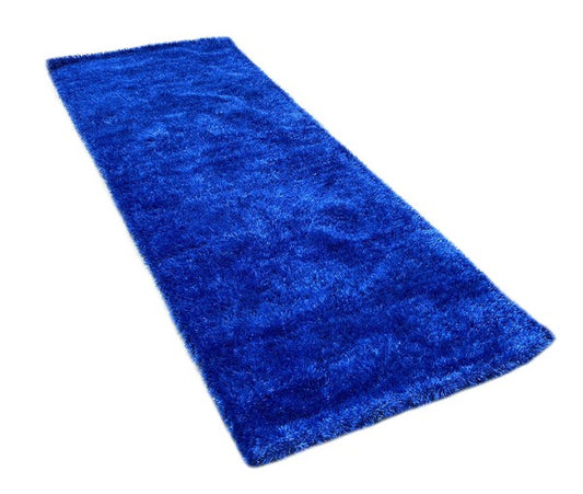 2' x 5' Feet Reversible Soft Shag Navy Area Rug