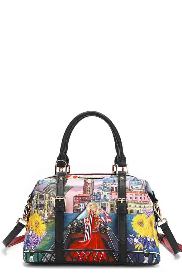 nicole lee usa "honeymoon in venezia" boston bag