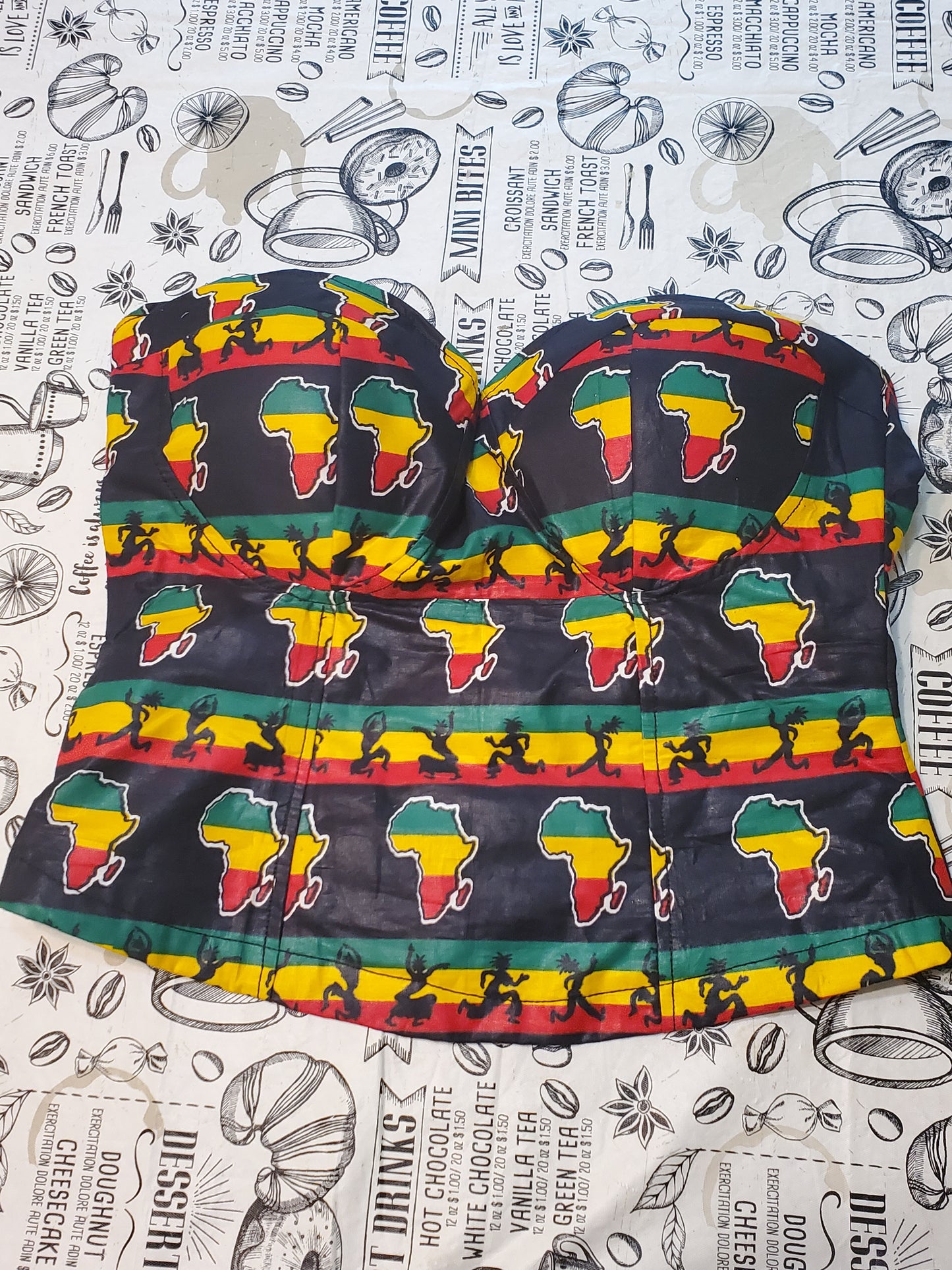 african rasta tube top